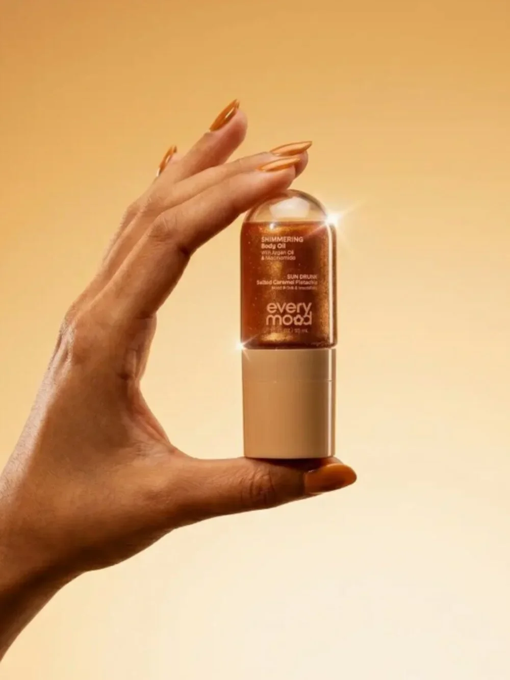 Every Mood Shimmering Body Oil-Sun Drunk Salted Caramel Pistachio